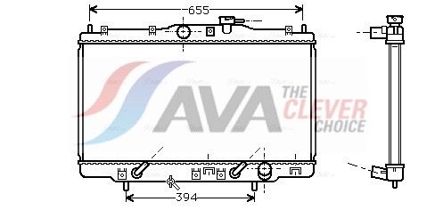Kühler, Motorkühlung AVA QUALITY COOLING HD2102