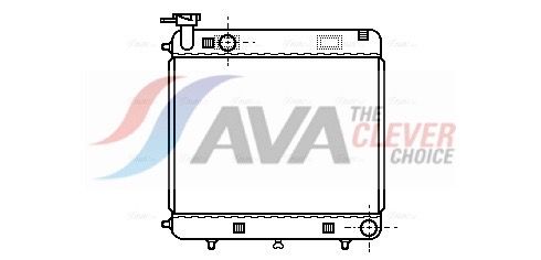 Kühler, Motorkühlung AVA QUALITY COOLING MSA2085