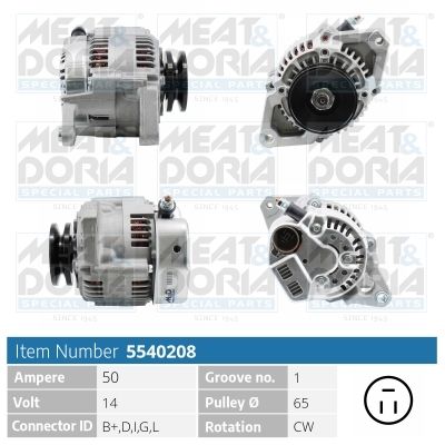 Generator MEAT & DORIA 5540208
