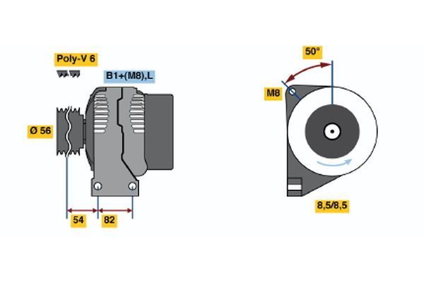 Generator BOSCH 0 986 047 510