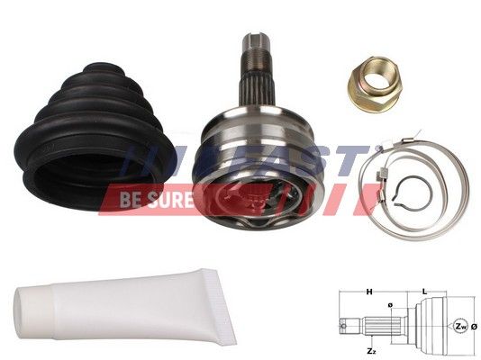 Gelenksatz, Antriebswelle FAST FT25019K