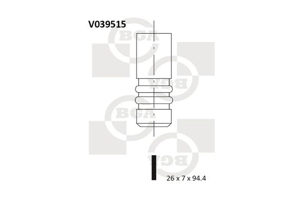 Auslassventil BGA V039515