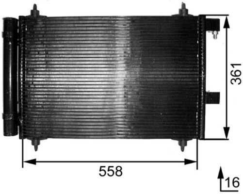 Kondensator, Klimaanlage MAHLE AC291000S
