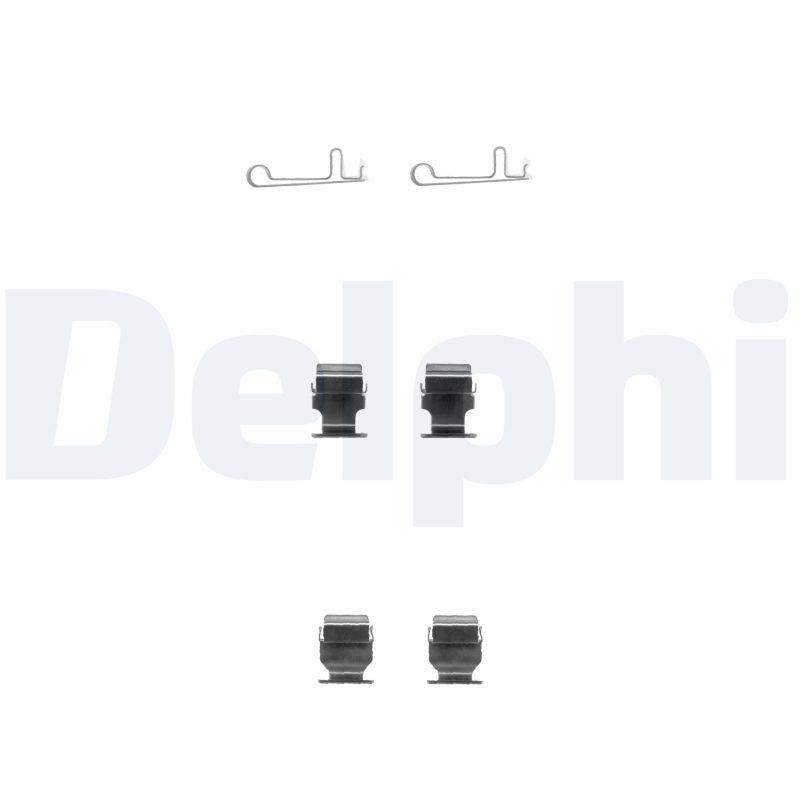 Zubehörsatz, Scheibenbremsbelag DELPHI LX0378