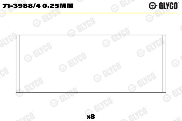 Pleuellager GLYCO 71-3988/40.25MM
