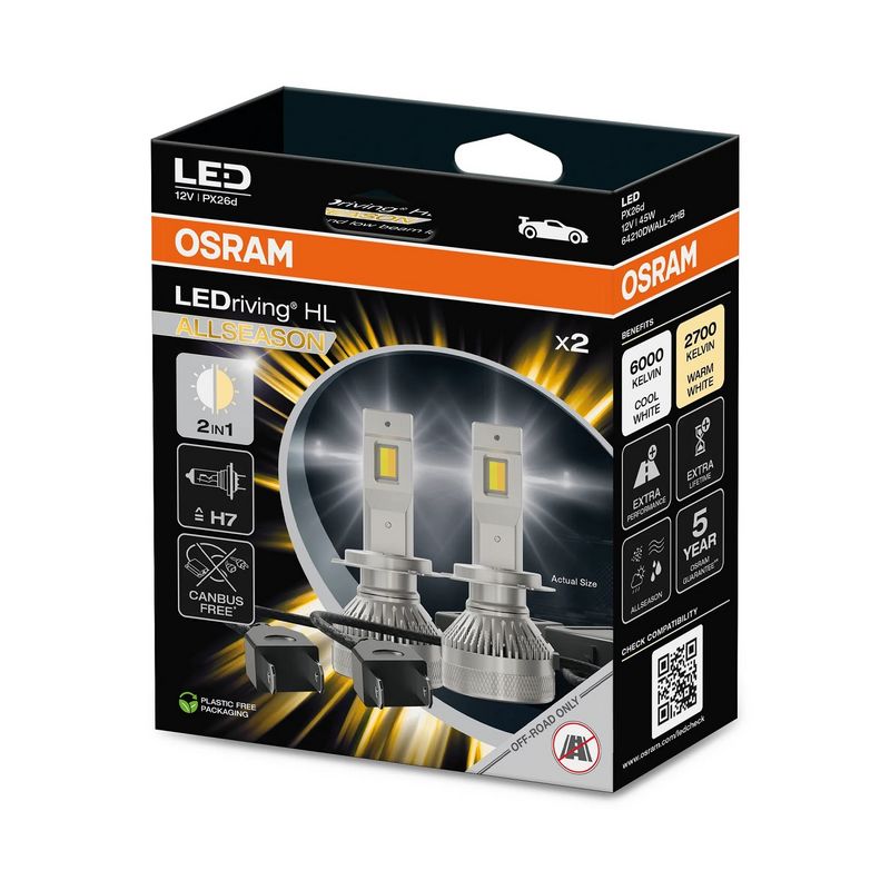 Glühlampe, Fernscheinwerfer OSRAM 64210DWALL-2HB