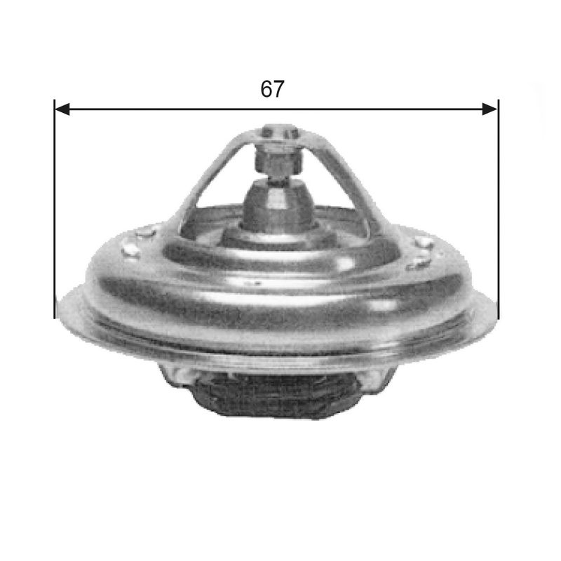 Thermostat, Kühlmittel GATES TH09985G1