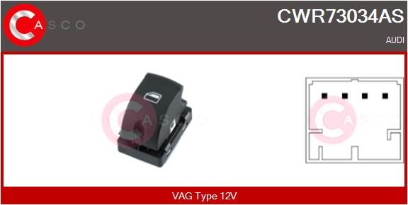 Schalter Fensterheber Casco CWR73034AS
