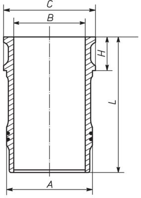 Zylinderlaufbuchse MAHLE 001LW00138001