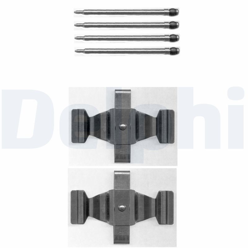 Zubehörsatz, Scheibenbremsbelag DELPHI LX0398