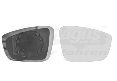 Spiegelglas, Außenspiegel VAN WEZEL 5701832