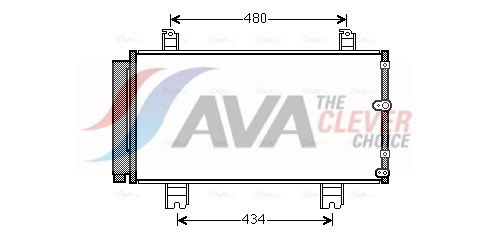 Kondensator, Klimaanlage AVA QUALITY COOLING TO5572D