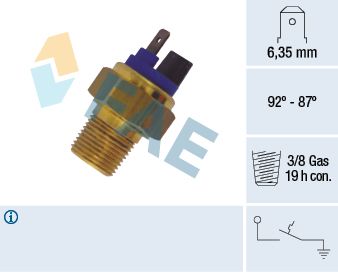 Temperaturschalter, Kühlerlüfter FAE 37651