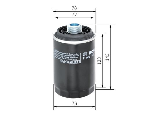 Oljefilter BOSCH F 026 407 179