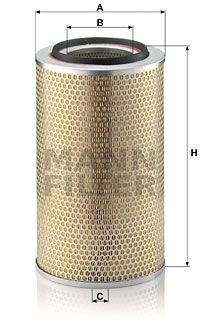 Luftfilter MANN-FILTER C 23 440/3