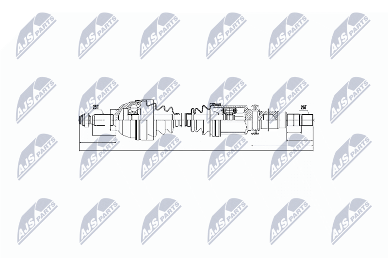 Antriebswelle NTY NPW-FR-056