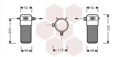 Trockner, Klimaanlage VAN WEZEL 5900D099