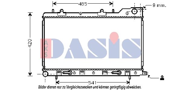 Kühler, Motorkühlung AKS DASIS 350024N