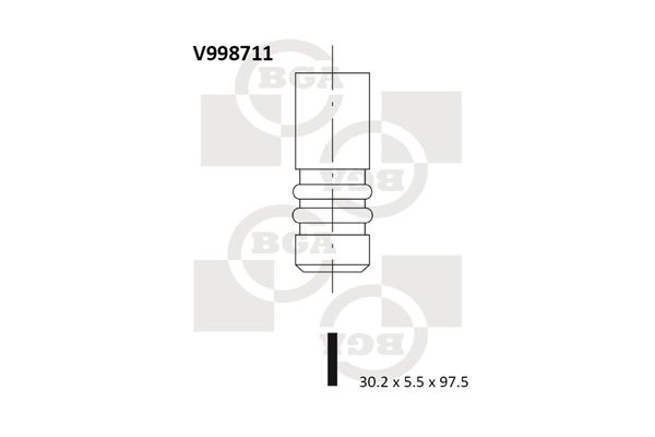 Auslassventil BGA V998711