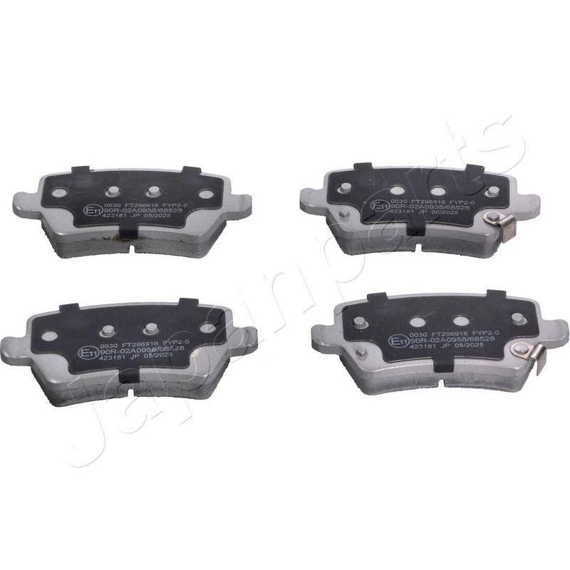 Bremsbelagsatz Bremsbeläge JAPANPARTS PP-0030AF