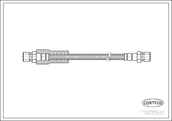 Bremsschlauch CORTECO 19032832