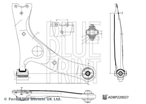 Lenker, Radaufhängung BLUE PRINT ADBP860200