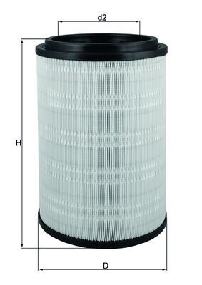Luftfilter MAHLE LX2741