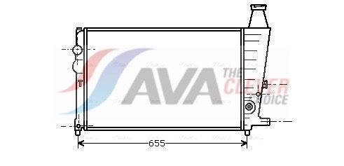 Kühler, Motorkühlung AVA QUALITY COOLING CN2011