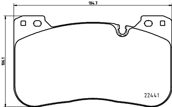 Bremsbelagsatz Bremsbeläge HELLA 8DB 355 025-991