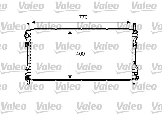 Kühler, Motorkühlung VALEO 734291