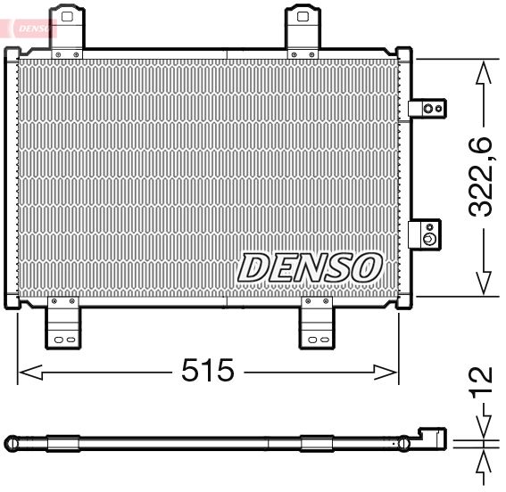 Klimakondensator Klimakühler Denso DCN44018