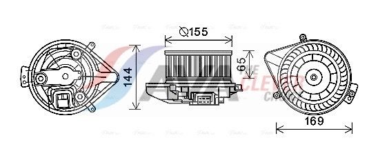 Innenraumgebläse AVA QUALITY COOLING AI8371