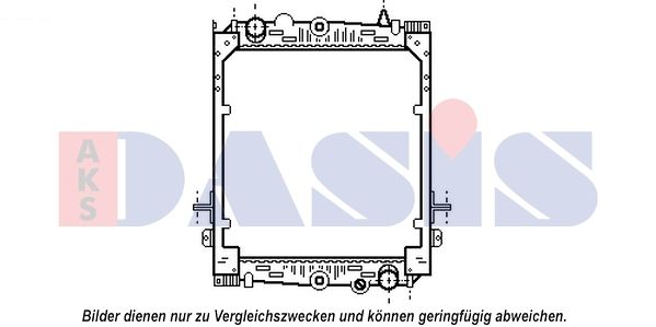 Kühler, Motorkühlung AKS DASIS 290016N