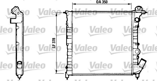 Kühler, Motorkühlung VALEO 816654