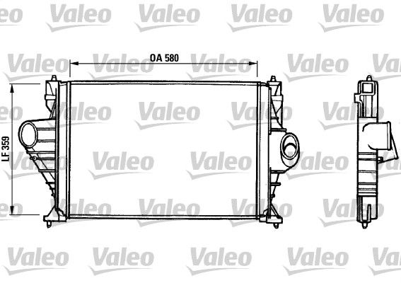 Ladeluftkühler VALEO 816823