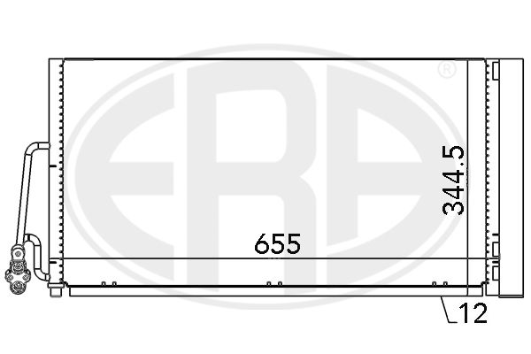 Kondensator, Klimaanlage ERA 667090