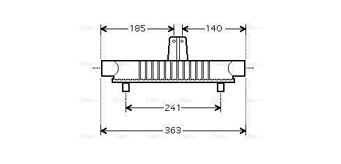 Ölkühler, Motoröl AVA QUALITY COOLING pe4404