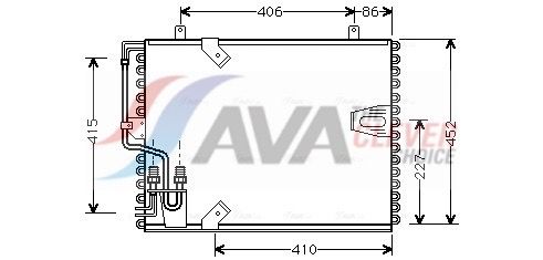 Kondensator, Klimaanlage AVA QUALITY COOLING BW5183