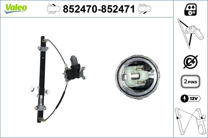 Fensterheber VALEO 852470