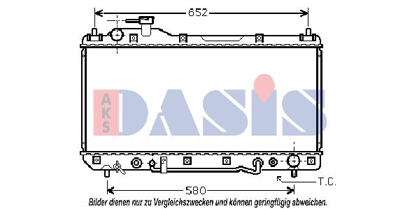 Kühler, Motorkühlung AKS DASIS 210096N