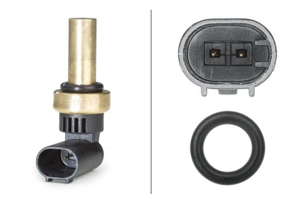 Sensor, Kühlmitteltemperatur HELLA 6pt 358 058-221