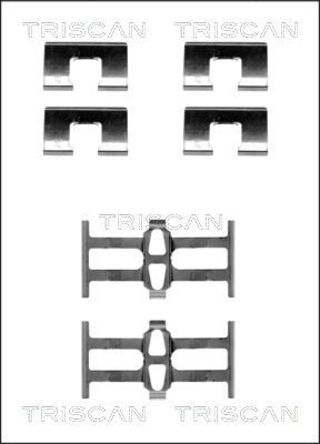 Zubehörsatz Scheibenbremsbelag TRISCAN 8105 401614