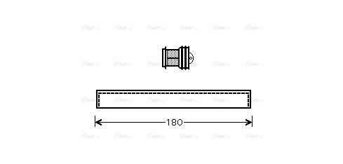 Trockner, Klimaanlage AVA QUALITY COOLING ftd343