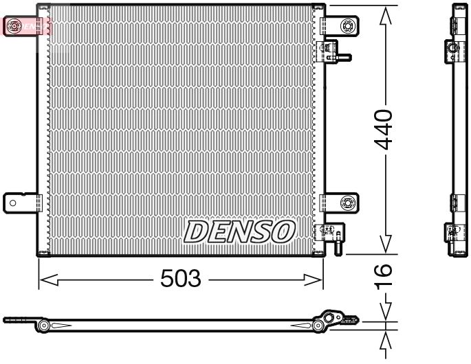 Kondensator, Klimaanlage DENSO DCN99066
