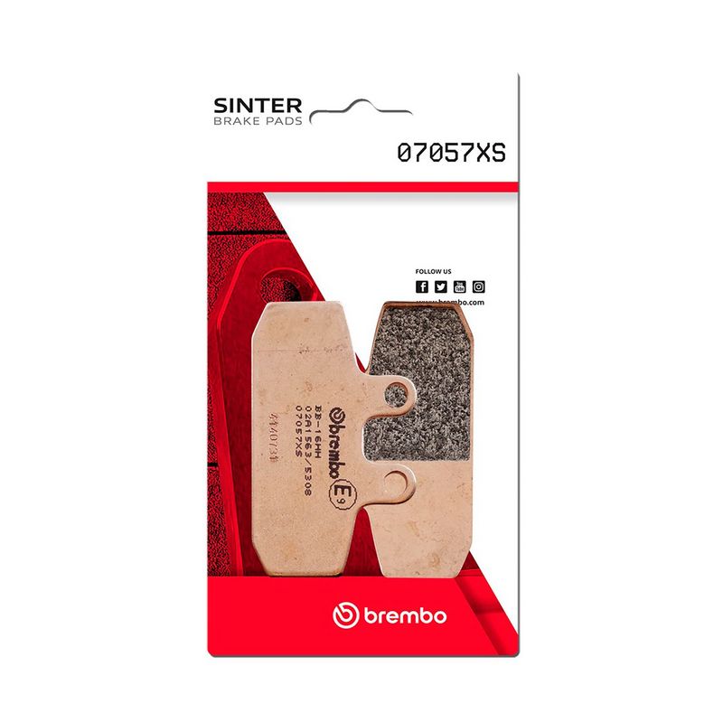 Bremsbelagsatz, Scheibenbremse BREMBO 07057XS
