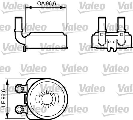 Ölkühler, Motoröl VALEO 817705
