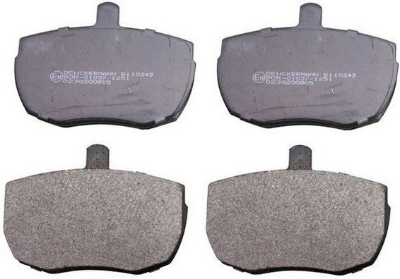Bremsbelagsatz Bremsbeläge Denckermann B110243
