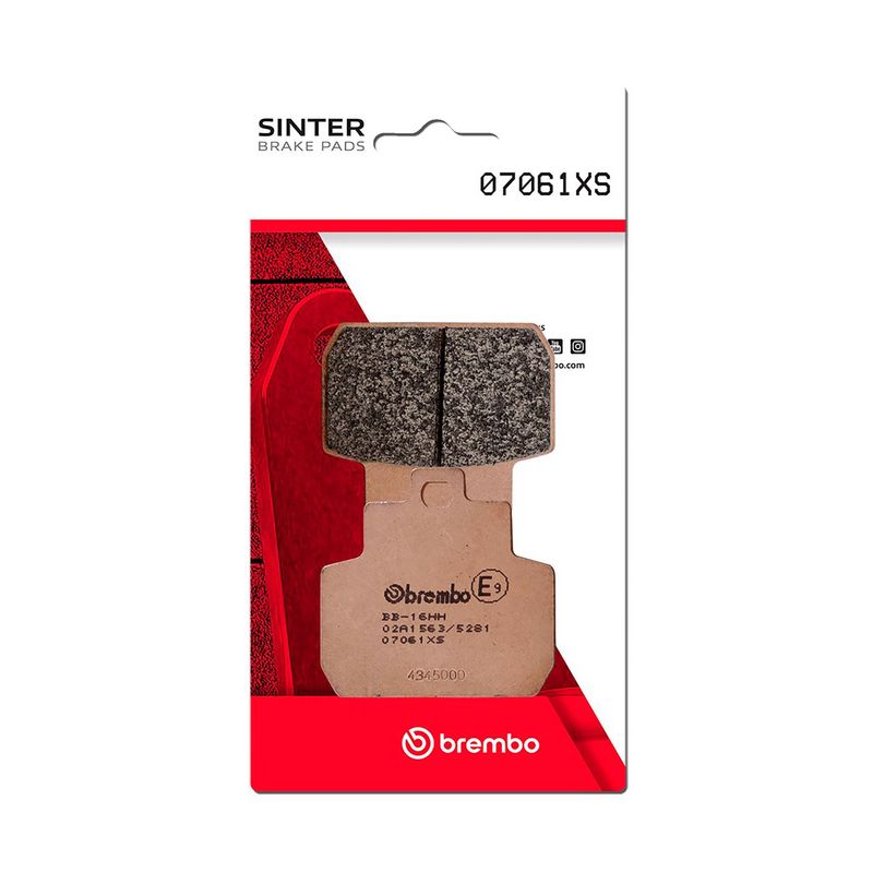 Bremsbelagsatz, Scheibenbremse BREMBO 07061XS