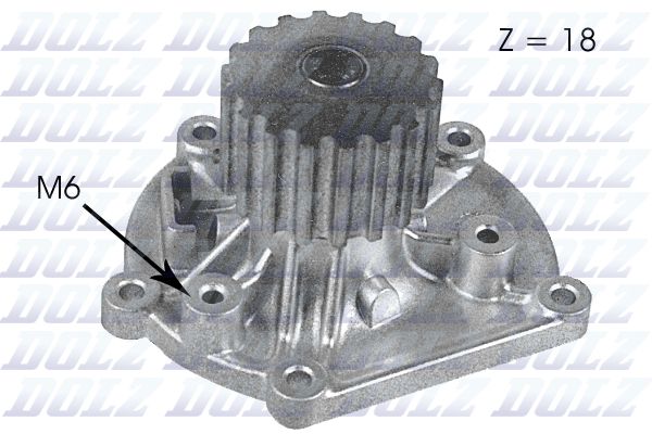 Wasserpumpe, Motorkühlung DOLZ M149