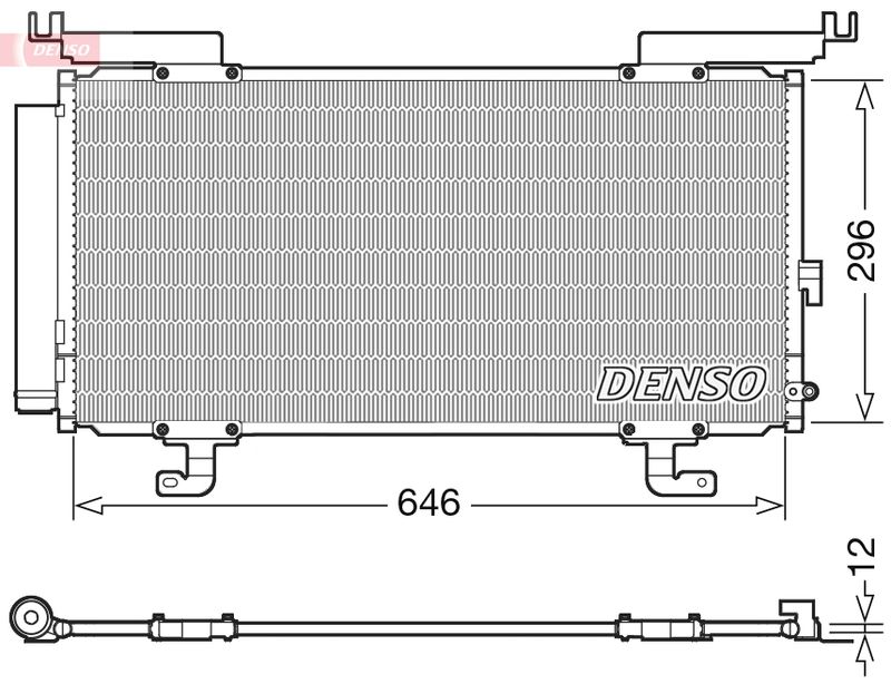 Klimakondensator Klimakühler Denso DCN36004